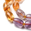 Natural Ametrine Beads Strands G-L610-C03-03-4