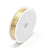 Eco-Friendly Round Copper Jewelry Wire CWIR-P001-01-0.4mm-2