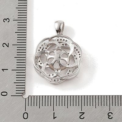 925 Sterling Silver Peg Bail Pendants STER-B003-03P-1