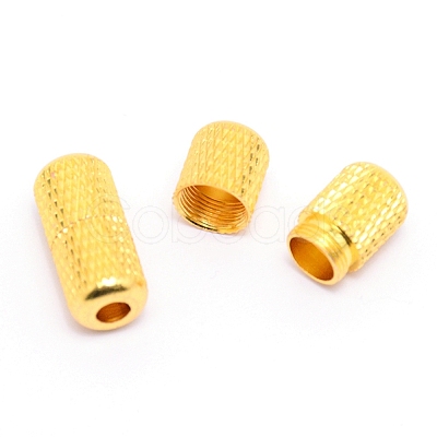 Brass Capsule Lace Lock Buckles KK-WH0038-06G-1