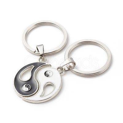 Alloy Enamel Split Pendant Keychains KEYC-JKC00357-1