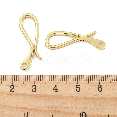 Rack Plating Brass Keychain Clasps KK-Q814-17G-1