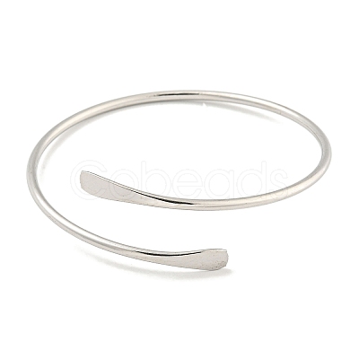 Non-Tarnish 304 Stainless Steel Cuff Bangles BJEW-P331-10P-1