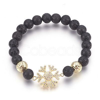 Stretch Bracelets BJEW-G601-16G-1