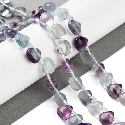 Natural Fluorite Beads Strands G-G116-A01-01-1