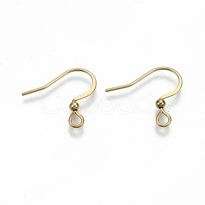 304 Stainless Steel Earring Hooks STAS-N092-103G-NR-1