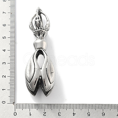 304 Stainless Steel Big Pendants STAS-Z098-01AS-1