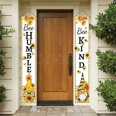 Hanging Polyester Banner Sign for Home Office Front Door Porch Welcome Decorations HJEW-WH0011-20K-1