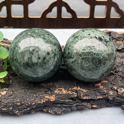 Natural Carbonate Jade Sphere Healing Stones PW-WGDF1C2-07-1