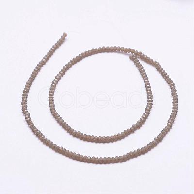 Imitation Jade Glass Beads Strands EGLA-K010-C03-1