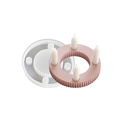 DIY Silicone Candle Holder Molds DIY-K073-22A-1