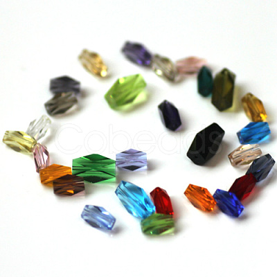 Imitation Austrian Crystal Beads SWAR-F055-12x6mm-M-1