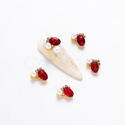 Alloy Rhinestone Cabochons MRMJ-Q072-07A-1