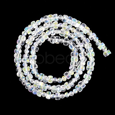 Electroplate Glass Beads Strands EGLA-B007-01A-AB01-1