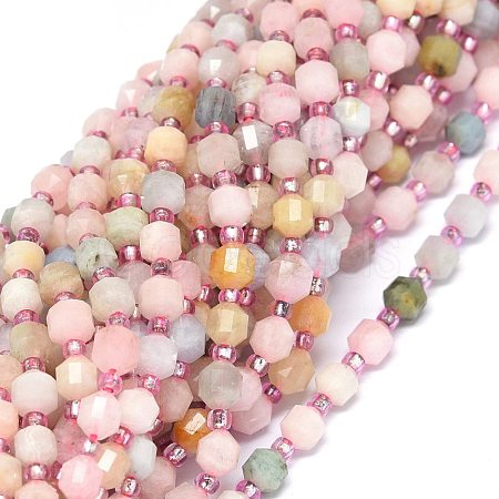 Natural Morganite Beads Strands G-O201B-07-1