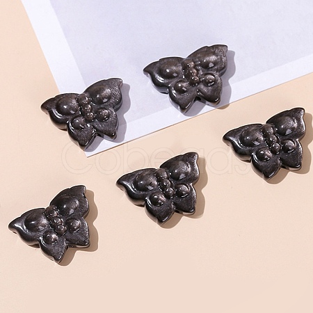 Natural Silver Obsidian Beads PW-WG61304-02-1