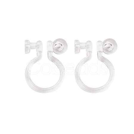 Silicone Clip-on Earring Findings FIND-K019-01C-1