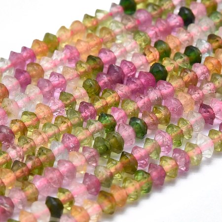 Natural Tourmaline Beads Strands G-M353-A27-3mm-1