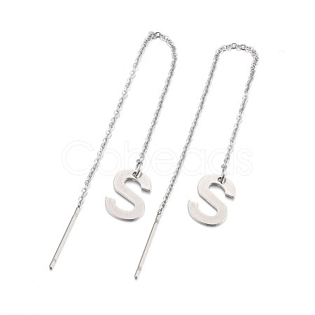 304 Stainless Steel Stud Earrings EJEW-L205-01S-1