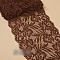 Lace Trim, Polyester Ribbon for Jewelry Making, Coconut Brown, 5-7/8 inch(150mm)