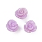 Synthetic Coral Carved Beads, Dyed, Flower, Plum, 10x8.5mm, Hole: 1.3mm