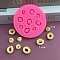 Cookies DIY Food Grade Silicone Fondant Molds, for Chocolate Candy Making, Ring, 70x10mm, Inner Diameter: 10~16mm