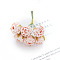 Cloth Flower Ornaments, Artificial Flower, for Wedding Home Decorations, PeachPuff, 110mm