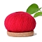 Silk Mohair soft Yarn, for Weaving, Knitting & Crochet, Red, 1.5~2mm, about 25g/Skein