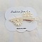 Imitation Pearl Alligator Hair Clips, Hair Accessories for Woman Girls, Flower, 60mm