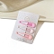 Alloy Snap Hair Clips for Girl, Hair Accessories, Oval, 60x15mm