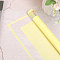 Plastic Flower Wrapping Paper, Waterproof Florist Bouquet Paper, DIY Crafts, Champagne Yellow, 580x580mm, 20 sheets/bag