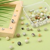 Natural Flower Amazonite Beads Bracelet DIY Making Kit DIY-FS0002-06-5