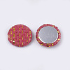 Handmade Straw Woven Cabochons WOVE-S119-03A-07-2