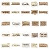 50Pcs PVC Waterproof Word Stickers PW-WG0B6B3-01-3