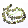 Natural Green Garnet Beads Strands G-K223-07-2