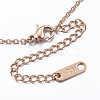 304 Stainless Steel Pendant Necklaces X-NJEW-H458-01RG-3