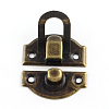 Wooden Box Lock Catch Clasps IFIN-R203-47AB-3