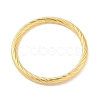 304 Stainless Steel Twisted Ring Bangles for Women Men BJEW-Z064-01G-2