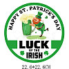 Saint Patrick's Day Theme PET Sublimation Stickers PW-WG82990-03-1