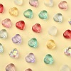 100Pcs 10 Colors Transparent Glass Beads GLAA-CJ0001-56-4