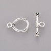 Tibetan Style Alloy Toggle Clasps LF10395Y-1
