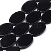 Synthetic Black Stone Beads Strands X-G-Q949-006-1