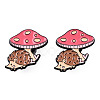 Hedgehog with Mushroom Enamel Pin JEWB-N007-253-2