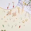 DIY Lighting Bolt Drop Earring Making Kit DIY-SZ0009-46-3