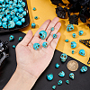 SUPERFINDINGS Synthetic Turquoise Beads Strands TURQ-FH0001-01-3
