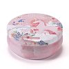 Pink Unicorn Printed Tinplate Candles DIY-P009-A08-3