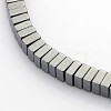 Electroplate Non-magnetic Synthetic Hematite Beads Strands G-J224D-02-1