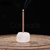 Natural Rose Quartz Incense Burners DJEW-PW0012-125C-1