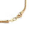 Ion Plating(IP) 304 Stainless Steel Chain Necklaces NJEW-Q335-14G-3