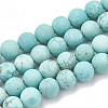 Natural Magnesite Beads Strands G-T106-184-1-1